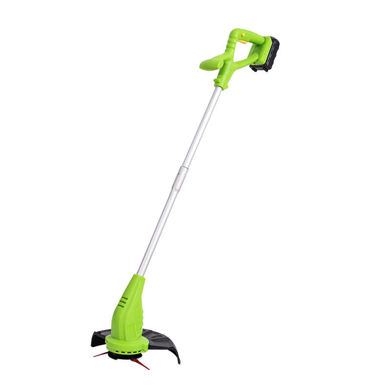 GT1707 เครื่องตัดหญ้าไร้สายแบบถอดได้ Edger ที่กันจอนหญ้าขับเคลื่อนด้วยแบตเตอรี่