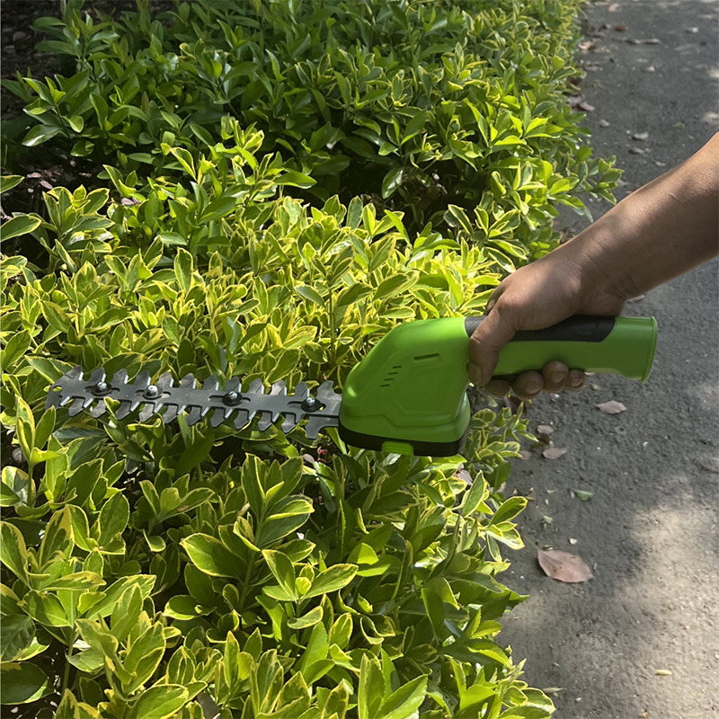 MHT-7.2LTD มือถือ 2-in-1 หญ้าเฉือน 7.2V ไร้สาย MINI Hedge Trimmer